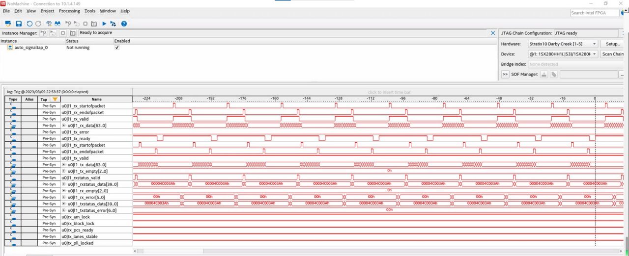 图9 stp 抓取信号示意图