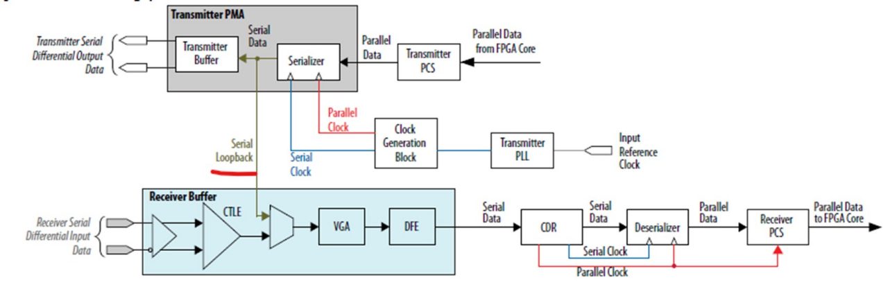图5 Serial PMA loopback 环回位置