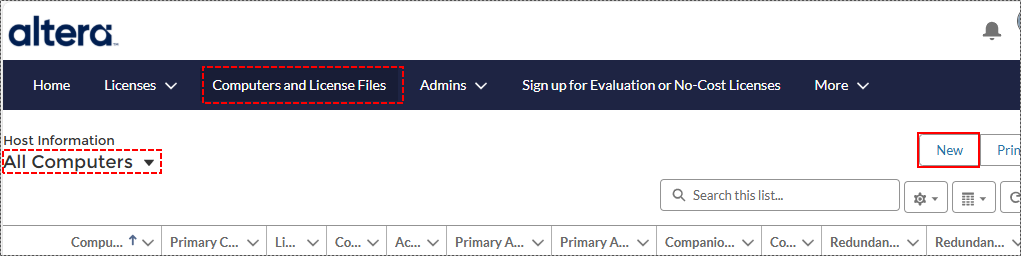 图4 Computers and License Files > All Computers 视图