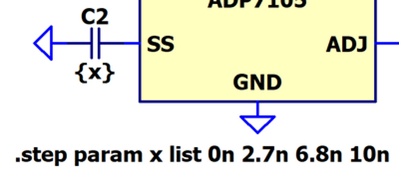 图2 电容器的 .step 命令设置