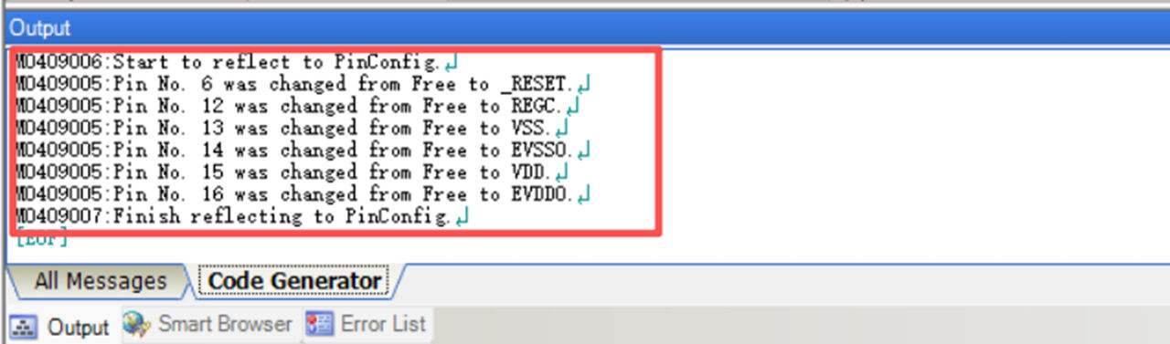 图3 引脚分配提示