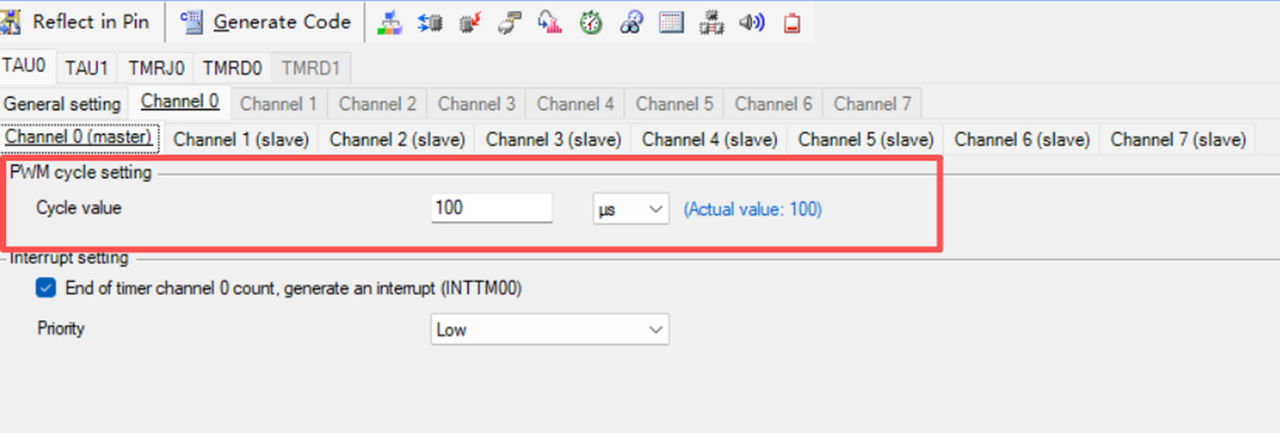 图13 PWM maser 配置界面