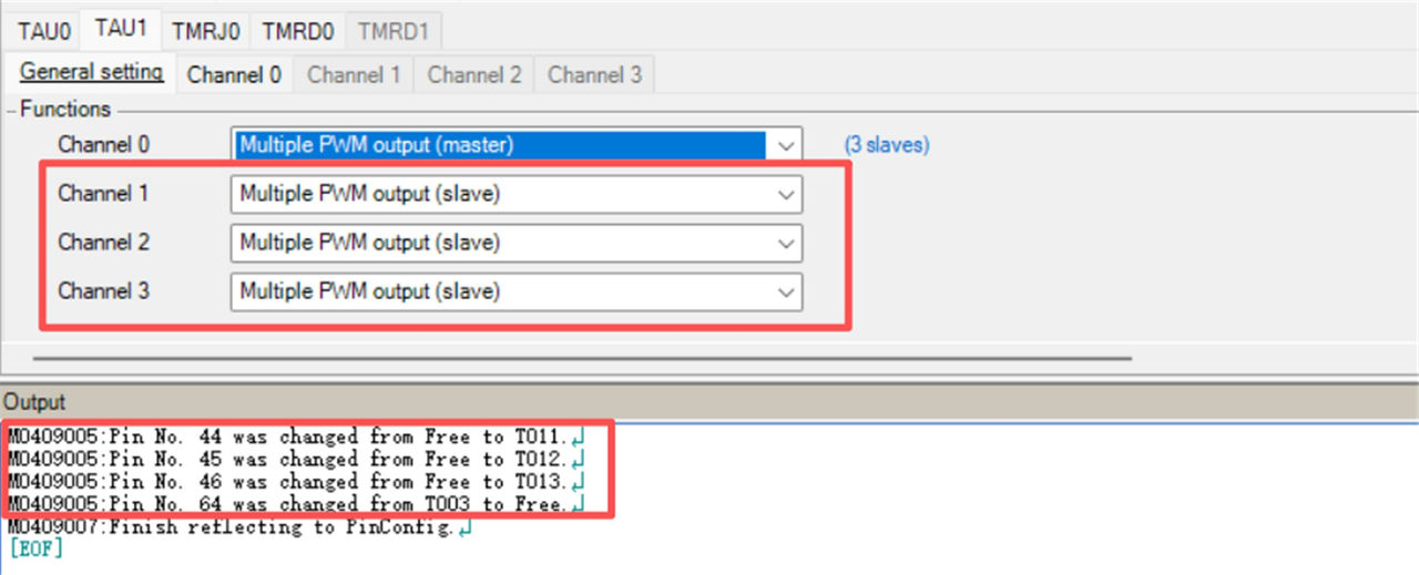 图14 slave 引脚分配提示
