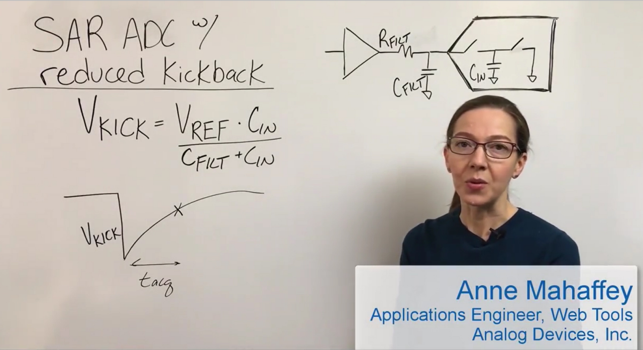 Driving SAR ADCs: SAR ADCs with Reduced Kickback