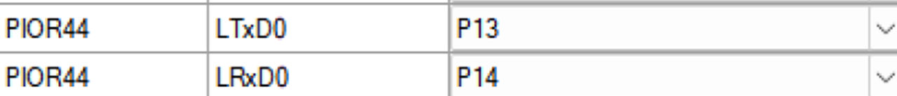 圖4 CS+ 中 LIN 引腳映射初始錯誤配置