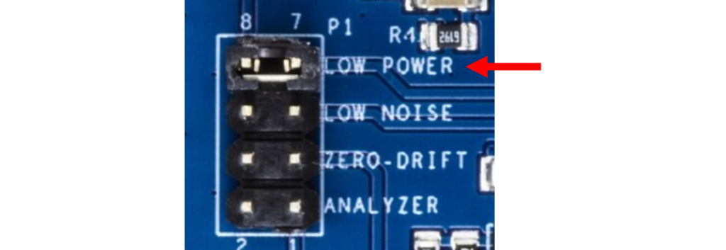 图10 跳线设为“LOW POWER”以评估 LT1782