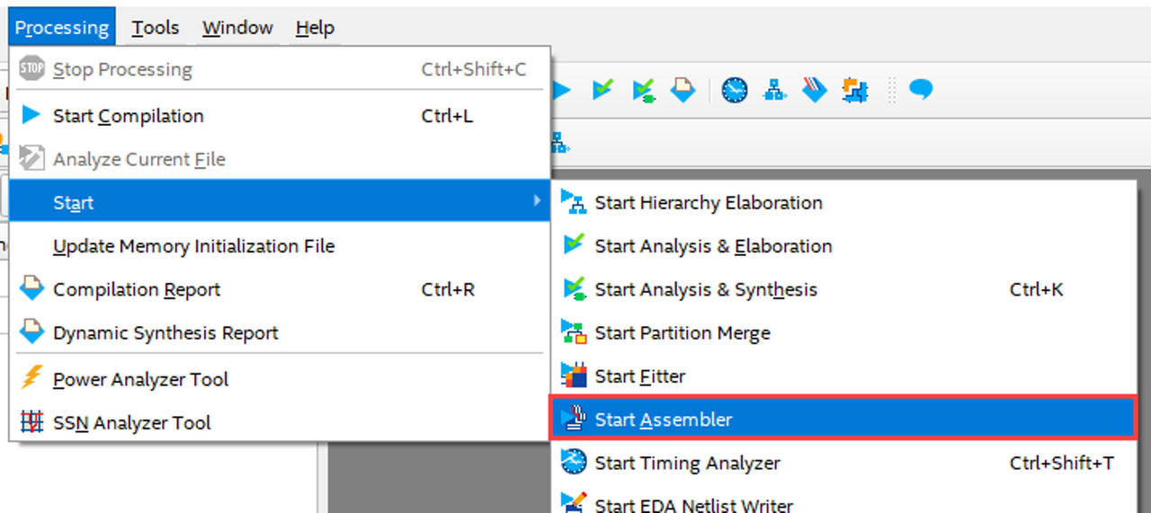 图28 Start Assembler