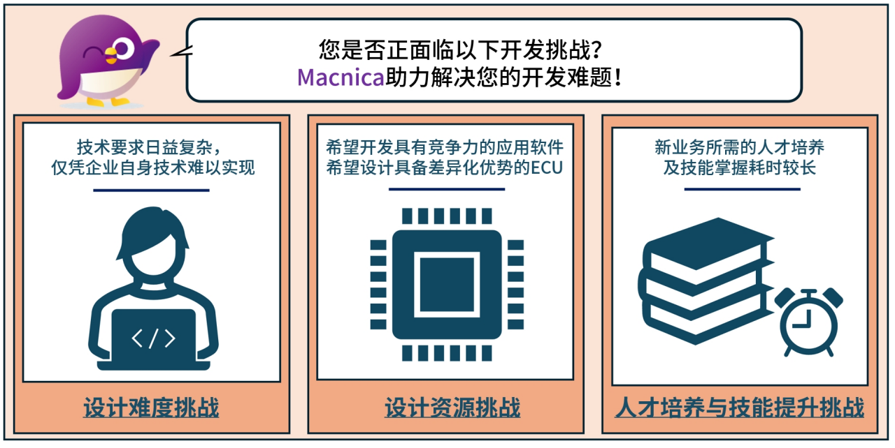 图1 开发挑战